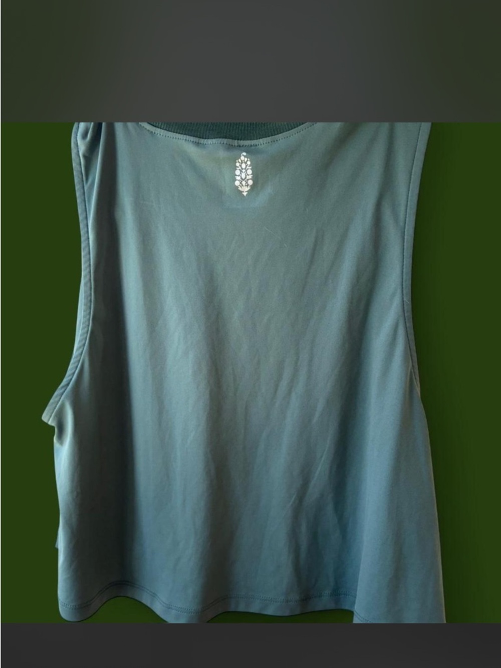Women’s FP Movement by Free People Throwback Tank in the color Misty Forest. - Picture 4 of 5